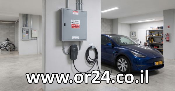 התקנת לוח חלוקה לרכב חשמלי