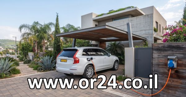 התקנת שקע טעינה לרכב חשמלי פלאגין